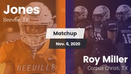 Matchup: Jones  vs. Roy Miller  2020