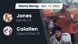 Recap: Jones  vs. Calallen  2022
