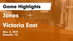 Jones  vs Victoria East  Game Highlights - Dec. 3, 2019