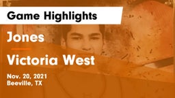 Jones  vs Victoria West  Game Highlights - Nov. 20, 2021