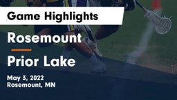 Rosemount  vs Prior Lake  Game Highlights - May 3, 2022