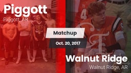 Matchup: Piggott vs. Walnut Ridge  2017
