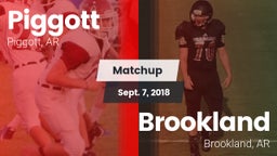 Matchup: Piggott vs. Brookland  2018