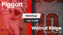 Matchup: Piggott vs. Walnut Ridge  2018