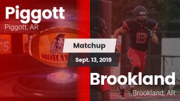 Matchup: Piggott vs. Brookland  2019