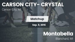 Matchup: Carson City-Crystal vs. Montabella  2016