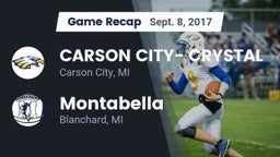 Recap: CARSON CITY- CRYSTAL  vs. Montabella  2017