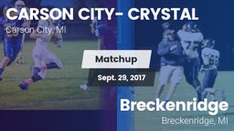 Matchup: Carson City-Crystal vs. Breckenridge  2017