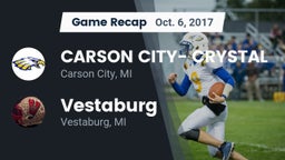 Recap: CARSON CITY- CRYSTAL  vs. Vestaburg  2017