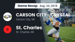 Recap: CARSON CITY- CRYSTAL  vs. St. Charles  2018