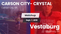 Matchup: Carson City-Crystal vs. Vestaburg  2018