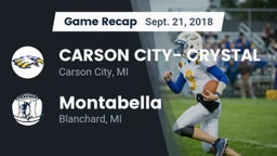 Recap: CARSON CITY- CRYSTAL  vs. Montabella  2018