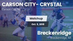 Matchup: Carson City-Crystal vs. Breckenridge  2018
