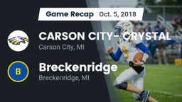Recap: CARSON CITY- CRYSTAL  vs. Breckenridge  2018