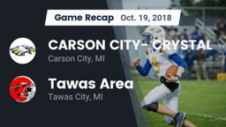 Recap: CARSON CITY- CRYSTAL  vs. Tawas Area  2018