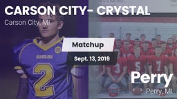 Matchup: Carson City-Crystal vs. Perry  2019