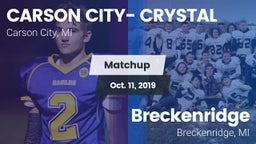 Matchup: Carson City-Crystal vs. Breckenridge  2019