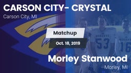 Matchup: Carson City-Crystal vs. Morley Stanwood  2019