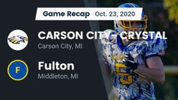 Recap: CARSON CITY- CRYSTAL  vs. Fulton  2020