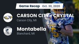 Recap: CARSON CITY- CRYSTAL  vs. Montabella  2020