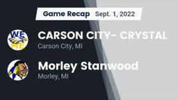 Recap: CARSON CITY- CRYSTAL  vs. Morley Stanwood  2022