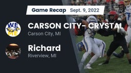 Recap: CARSON CITY- CRYSTAL  vs. Richard  2022