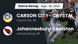 Recap: CARSON CITY- CRYSTAL  vs. Johannesburg-Lewiston  2022