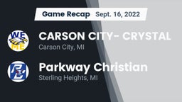 Recap: CARSON CITY- CRYSTAL  vs. Parkway Christian  2022