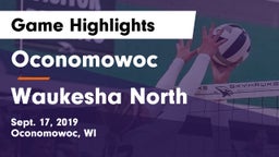 Oconomowoc  vs Waukesha North Game Highlights - Sept. 17, 2019