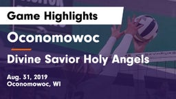 Oconomowoc  vs Divine Savior Holy Angels Game Highlights - Aug. 31, 2019