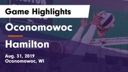 Oconomowoc  vs Hamilton  Game Highlights - Aug. 31, 2019