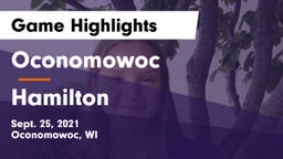 Oconomowoc  vs Hamilton  Game Highlights - Sept. 25, 2021