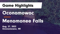 Oconomowoc  vs Menomonee Falls  Game Highlights - Aug. 27, 2022