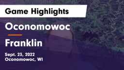 Oconomowoc  vs Franklin  Game Highlights - Sept. 23, 2022