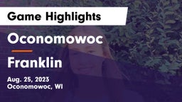 Oconomowoc  vs Franklin  Game Highlights - Aug. 25, 2023