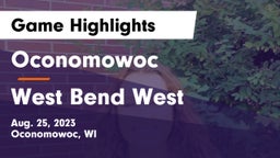 Oconomowoc  vs West Bend West  Game Highlights - Aug. 25, 2023