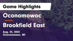 Oconomowoc  vs Brookfield East  Game Highlights - Aug. 25, 2023