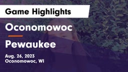 Oconomowoc  vs Pewaukee  Game Highlights - Aug. 26, 2023