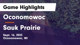 Oconomowoc  vs Sauk Prairie Game Highlights - Sept. 16, 2023