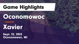 Oconomowoc  vs Xavier Game Highlights - Sept. 23, 2023