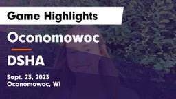 Oconomowoc  vs DSHA Game Highlights - Sept. 23, 2023