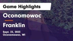Oconomowoc  vs Franklin Game Highlights - Sept. 23, 2023