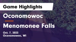 Oconomowoc  vs Menomonee Falls Game Highlights - Oct. 7, 2023