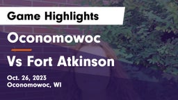 Oconomowoc  vs Vs Fort Atkinson Game Highlights - Oct. 26, 2023