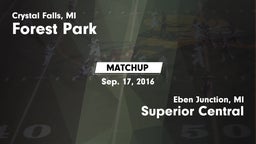 Matchup: Forest Park vs. Superior Central  2016