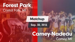Matchup: Forest Park vs. Carney-Nadeau  2016