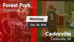 Matchup: Forest Park vs. Cedarville  2016