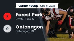 Recap: Forest Park  vs. Ontonagon  2023