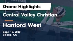 Central Valley Christian vs Hanford West  Game Highlights - Sept. 18, 2019