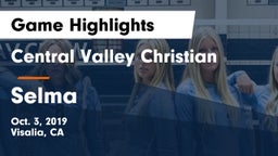 Central Valley Christian vs Selma  Game Highlights - Oct. 3, 2019